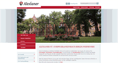 Desktop Screenshot of alexianer-berlin-weissensee.de