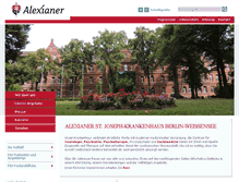 Tablet Screenshot of alexianer-berlin-weissensee.de